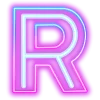 😎 Эмодзи «Neon ABC» для Telegram