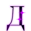 👾 Эмодзи «Neon A font» для Telegram