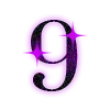 👾 Эмодзи «Neon A font» для Telegram