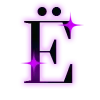 👾 Эмодзи «Neon A font» для Telegram