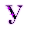 👾 Эмодзи «Neon A font» для Telegram