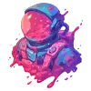 Стикер 2 neon blot
