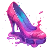 Стикер 39 neon blot