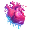 Стикер 43 neon blot