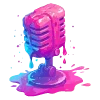 Стикер 58 neon blot