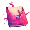 Стикер 56 neon blot