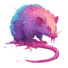 Стикер 11 neon blot