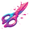 Стикер 57 neon blot