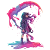 Стикер 31 neon blot
