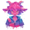 Стикер 29 neon blot