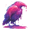 Стикер 3 neon blot