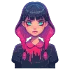 Стикер 32 neon blot
