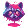 Стикер 14 neon blot