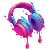 Стикер 51 neon blot