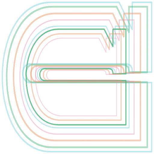 💖 Эмодзи «neon font» для Telegram