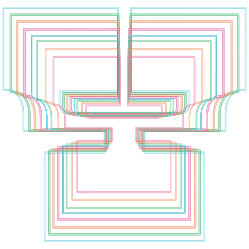 💖 Эмодзи «neon font» для Telegram