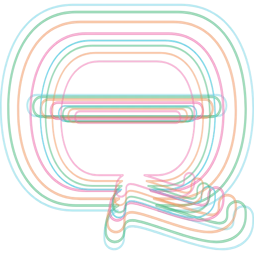 💖 Эмодзи «neon font» для Telegram