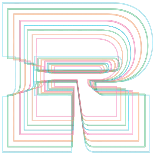 💖 Эмодзи «neon font» для Telegram