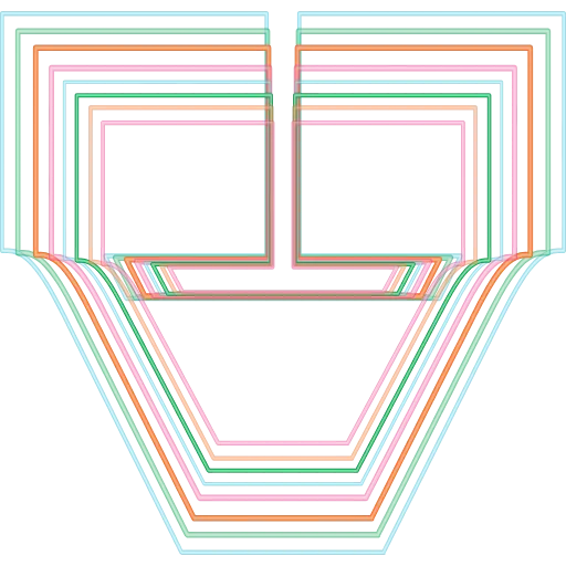 💖 Эмодзи «neon font» для Telegram