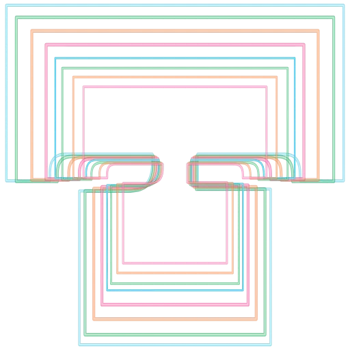 💖 Эмодзи «neon font» для Telegram