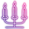 🕯 Эмодзи «Neon Christmas» для Telegram