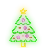 🎄 Эмодзи «Neon Christmas» для Telegram