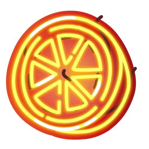 🍋 Стикер «Neon Classic» для Telegram