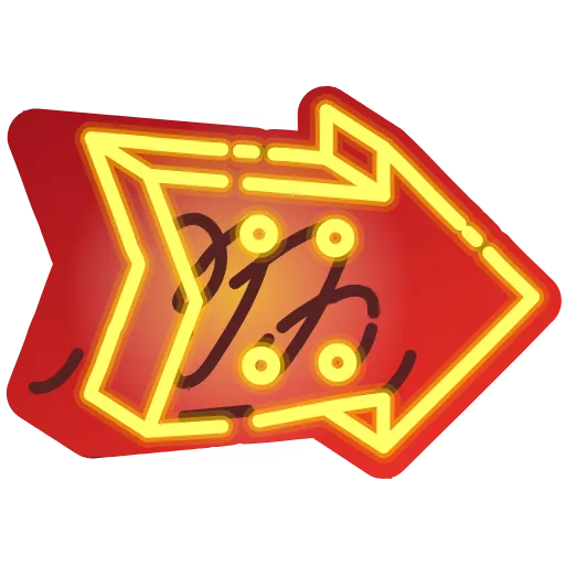 ➡️ Стикер «Neon Classic» для Telegram