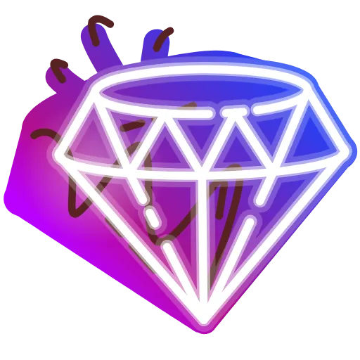 💎 Стикер «Neon Classic» для Telegram