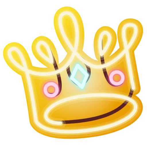 👑 Стикер «Neon Classic» для Telegram