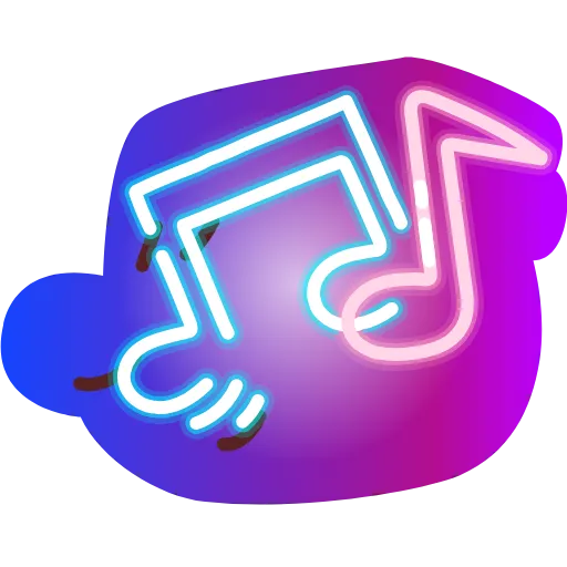 🎶 Стикер «Neon Classic» для Telegram