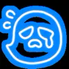 Стикер 59 Neon Emoji #neon