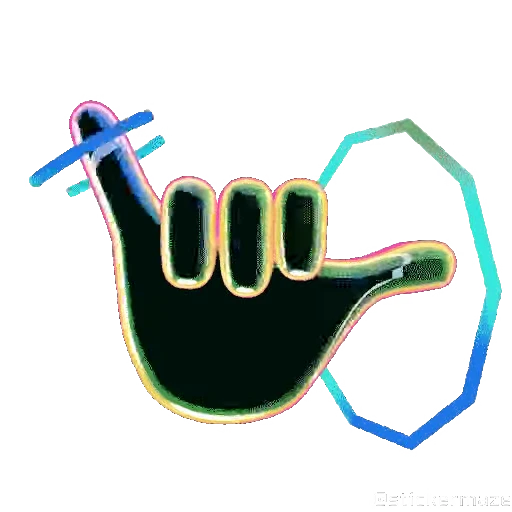 🤙 Стикер «NEON EMOJIS» для Telegram