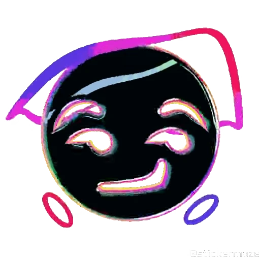 😏 Стикер «NEON EMOJIS» для Telegram