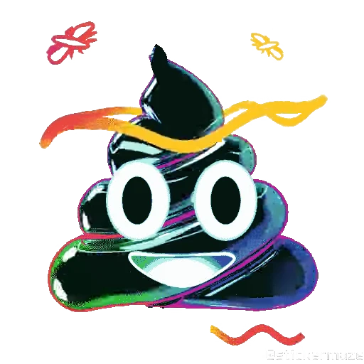 💩 Стикер «NEON EMOJIS» для Telegram
