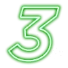 3️⃣ Эмодзи «Neon Font» для Telegram