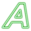 🔠 Эмодзи «Neon Font» для Telegram