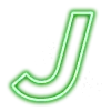 🔤 Эмодзи «Neon Font» для Telegram