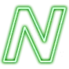 🔤 Эмодзи «Neon Font» для Telegram