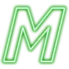 🔤 Эмодзи «Neon Font» для Telegram