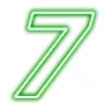 7️⃣ Эмодзи «Neon Font» для Telegram