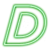 🔤 Эмодзи «Neon Font» для Telegram