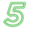 5️⃣ Эмодзи «Neon Font» для Telegram