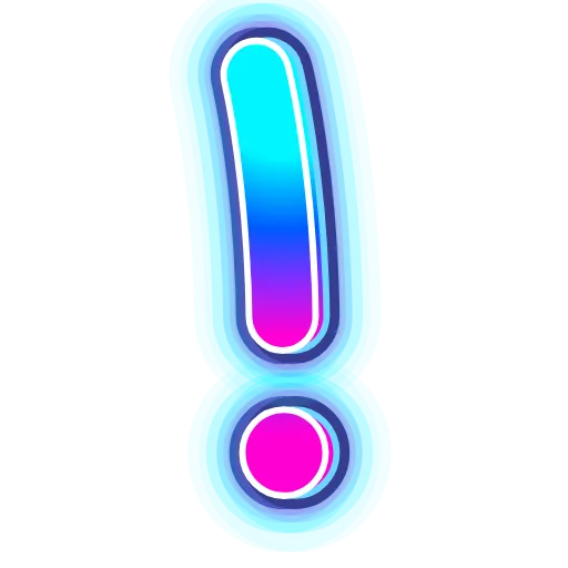💎 Эмодзи «NeonFont 2» для Telegram