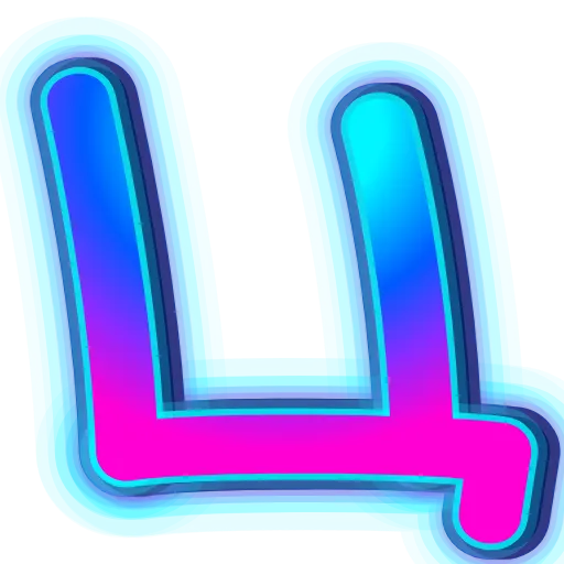 💎 Эмодзи «NeonFont 2» для Telegram