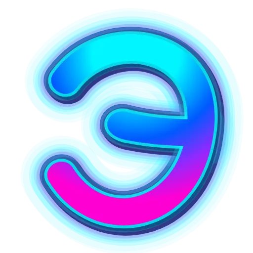 💎 Эмодзи «NeonFont 2» для Telegram