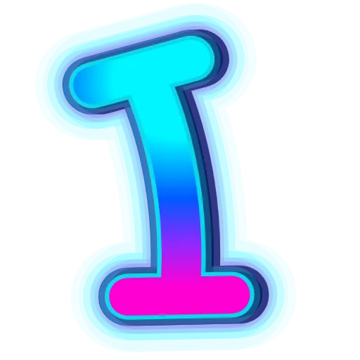 💎 Эмодзи «NeonFont 2» для Telegram