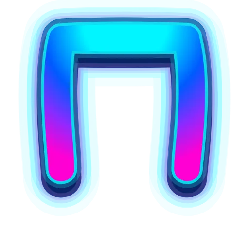💎 Эмодзи «NeonFont 2» для Telegram