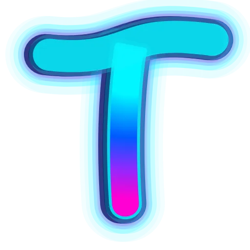 💎 Эмодзи «NeonFont 2» для Telegram