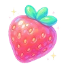 Стикер 12 Neon Glossy #color #pink #status
